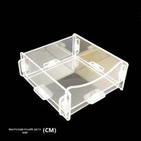 Acrylic Transparent Hamster Feeder & Playhouse with Swing Platform