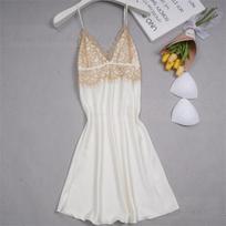 Spring Summer Female Sleepwear Kimono Bathrobe Gown White Lace Wedding Robe Set Nightgown Loose Satin Home Dress Lounge Wear M