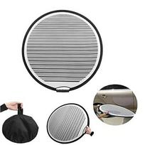 80cm Circular Striped Flexible Foldable PDR Lined Light Reflector Board Round Dent Panel Portable Car Dent Remover Check Tool China Mainland