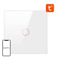 Smart Light  ZigBee Avatto ZTS02-EU-W1 1 Way TUYA (white) | ZTS02-EU-W1 | 6976037360346