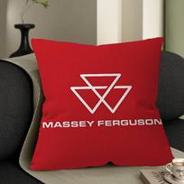 M-Massey F-Ferguson Pagalvės užvalkalas Automobilio Mesti Pagalvę Dėklas Sofai Automobiliui Kalėdinė Dovana 40X40Cm 45X45Cm Peach skin 18*18(CM)-1Pcs red