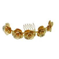 Ancient Style Small Flower Hair Comb Hollow Out Thai Headdress Vintage Dai Style Headwear  Gift Style 1