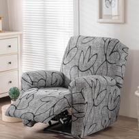 New 1/2/3 Seat Recliner Cover Stretch Couch Cover For Recliner Sofa Chair Cover For Kids, Pets, Dog And Cat 1-seat (4pcs)
