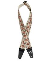Fender Pasadena Woven Lattice instrument Strap, Orange, 2  (Canadian-made strap)