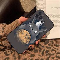 Cartoon Anime Totoro telefono dėklas, skirtas iPhone 8 7 6 6s Plus X Se 2020 Xr Xs 14 11 12 13 Mini Pro Max mobiliojo dėklas For iphone 14 plus