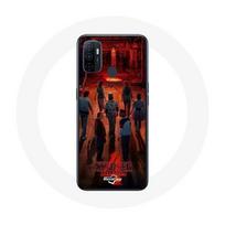 Coque pour Oppo A53 Stranger Things Affiche Equipages Fan Art Saison 4