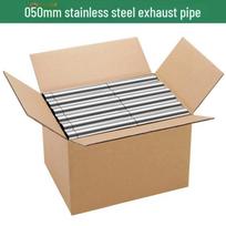 50 mm nerūdijančio plieno išmetimo vamzdis dujiniam vandens šildytuvui, kaminio alkūnė ir oro kanalo prailginimas 5cm Saddle Clip (100 pcs/pack)