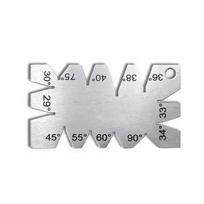 Angle Gauge Stainless Angle Measurement Instrument Angle Finder Measuring Tool Template Metalworking Screw Thread Gauge