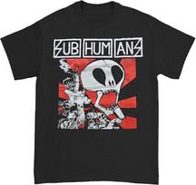 Subhumans Skeleton Mic T-shirt - Live Album Shirt - Mens Tees Unisex T-Shirt XXL