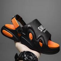 Men's Flip Flops For Outdoor Wear With Thick Soles And A Feeling Of Stepping Poop While Driving In Summer. Men's Cool Slippers 40 oranžinė