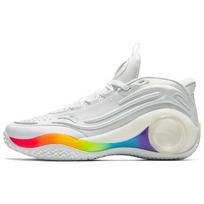 Anta Men's Cement Bubble 4 Basketball Shoes White Blue Orange 912411604-5 42