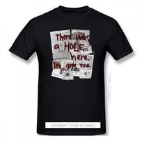 Silent Hill T Shirt There Was A HOLE Here It's Gone Now T-Shirts Summer Cotton Graphic Tees Shirt Short-Sleeve Men Tshirt - M... S įvairiaspalvis
