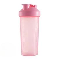 600 ml nešiojamas baltymų miltelių purtyklės butelis, nepralaidus vandens butelis sporto salės fitneso treniruotėms, sportinis purtyklės maišymo puodelis su svarstyklėmis rožinė