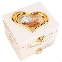 Elegant Rotating Jewelry Music Box Ornament Mechanical Box Suitable for Gift Presentation & Homes Mood Enhancement balta