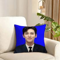 Ji Chang Wook Pagalvės užvalkalas Dvipusis pliušinis pagalvės užvalkalas Minkštas pūkuotas Namų dekoras sofai, miegamajam 30X30cm