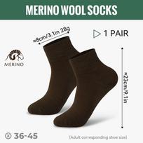 WRELS 1/2/3 Pairs Merino Wool Socks Breathable Hiking Socks for Men Women  Sweat Wicking Cushion Socks Winter Warm Sports Socks 1 pair