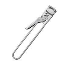 Naujas reguliuojamas stiklainių atidarytuvas nerūdijančio plieno rankinis butelio dangtelio atidarytuvas silpnoms rankoms Easy Grip Virtuvės priedai Įtaisai Įrankiai (Silver,1 pc) sidabras
