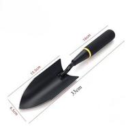 Garden Shovel with Ergonomic Rubber Handle for Hard Soil Digging 1PC