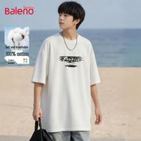 Baleno American Style Loose Fit Crew Neck Cotton T-Shirt XXXXL