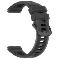 20mm 22mm permatoma želė silikoninė laikrodžio apyrankė, skirta Garmin Forerunner 570, kvėpuojanti dviejų spalvų pakaitinė apyrankė 20mm Band Width gray