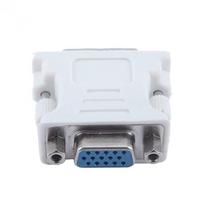 Practical DVI-I 24+5 Male To VGA 15Pin Female Monitor Dual Link Adapter Connector Special Gift one size
