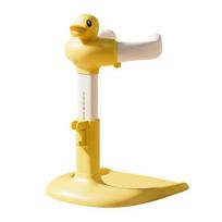 Baby Shower Rack Height Width Adjustable Anti-Slip Base Baby Bath Rack Duck Design Portable Toddler Bath Stand B