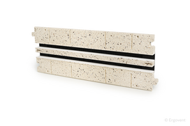 Muliažas ERGOVENT LINEO PRO PUZZLE difuzoriui | 2 plyšiai x 20 mm x 500mm