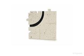 Muliažas ERGOVENT LINEO PRO PUZZLE difuzoriui | 1 plyšys x 20mm / 90 laipsnių kampas apvalintas