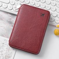 Zipper Document Passport Clip Large Capacity Travel Wallet Ticket Storage Bag Passport Clip A2