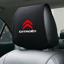 Citroen C4 C3 C5 C1 C2 Berlingo C-Elysee C4-Picasso Automobilio galvos atramos užvalkalas Sėdynės galvos pagalvė Kaklo galvos atramos užvalkalas Automobilio dizainas gray