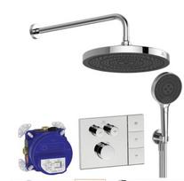 Potinkinis dušo paketas Ideal Standard CERATHERM NAVIGO SOLOS, 12,0 l/min (3 barai), chromo, A7892AA
