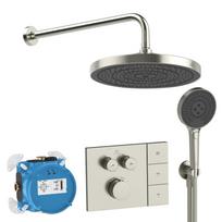 Potinkinis dušo paketas Ideal Standard CERATHERM NAVIGO SOLOS, 12,0 l/min (3 barai), sidabrinė audra, A7892GN