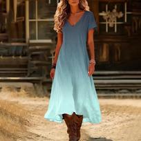 Boho Maxi Dress for Women V Neck Casual Spring Wedding Guest Dress Polka Dot Dress Formal Wedding Guest Dress Homecoming Dress XXL žalia