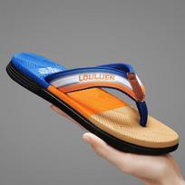 Summertime Men Flip Flops Summertime Beach Flip Flops Men Outside Daily Athletic Shoes Breathable Men Beach Slide Shoes 39
