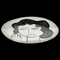 SERAX La Mere Modern Minimalist Hand-painted Stoneware Plate