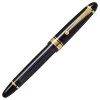 Custom 823 Fountain Pen Broad Nib Black FKK3MRPTBB (Plunger Type) [Transparent Barrel]