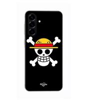 Case - Maniacase - Samsung Galaxy A56 - One Piece Flag - Silicone - Soft juoda