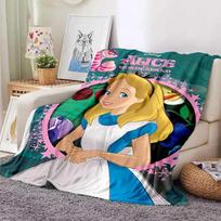 Animacinis 29 stiliaus Alisa stebuklų šalyje Česhyro katinas Minkštas flanelės pledas lovai, miegamajam, sofai, piknikui, metamas pledas laukui 3D 30x40in