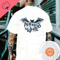 Motionless in White Tematikos 100% Medvilnės Vasariniai Vėsūs Madingi Harajuku Marškinėliai Vyrams Vidurinio Piršto T-shirt Metalinis Roko Trumpomis Rankovėmis T-shirt S