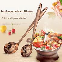 Copper Hot Pot Ladle and Skimmer