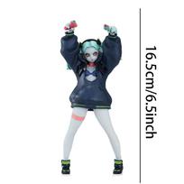 17cm Cyberpunk Edgerunners Anime Figūrėlė Super Hakerė Lucy Veiksmo Figūrėlė Gatvės Žmogus Davidas Figūrėlė PVC Suaugusiųjų Kolekcijos Modelis Aukštos Kokybės Žaislas blue