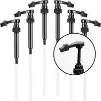 10 vnt. kavos sirupo pompos antgalio dangtelio dangteliai piltuvo dangteliai Sirupo dangteliai guminiai dangteliai tinka sirupo siurbliui, pilstymo dozatoriui, aliejaus skysčio buteliui 10pcs