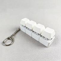 Keycap Puller Tool Set Four Key Switch Tester Keycap Remover Keychain for Mechanical Keyboard Switches and Keycaps Maintenance One Size balta