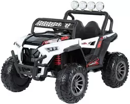 Akumuliatorinis automobilis - 12V - 4WD - NEL918 - MOSTER - BALTAS