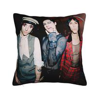 Palaye Royale Pillow Case Vintage Pillow Cover Comfy Pillowcases For Chair Sofa Home Decor Peach skin 18*18(CM)-1Pcs