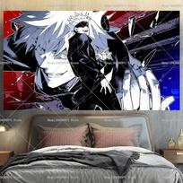 Jujutsu Kaisen Cursed Spirit Backdrop Banner Anime Fantasy Battle Theme Teens Party Decor Photography Photo Background Supplies 150X100CM