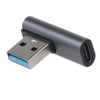 Right Angle USB C to USB Adapter 90 Degree USB-C to USB 3.0 Converter Connector for Laptop 10Gbps Data Sync 1