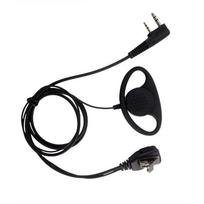 K-Head Walkie-Talkie Single-Sided Earpiece with D-Type Earpiece and Iron Clip Default