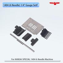 1404 6N 1/4'' (6.4mm)  Gauge Set For Kansai Special Multi-needle Sewing Machine Fit Six Needle Complete Gauge Set