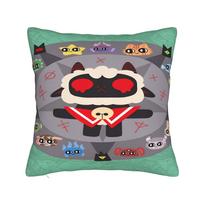 Game C-Cult Of The L-Lamb Pillow Cover Novelty Pillow Case For Living Room Sofa Soft Pillowcases Birthday Present Peach skin 18*18(CM)-1Pcs